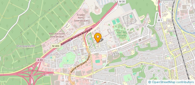 localisation de l'entreprise SCI DU CENTRE ONCOLOGIE DE GENTILLY  NANCY