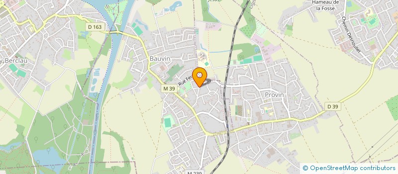 localisation de l'entreprise SCI DU CENTRE POLYVALENT NORD PAS DE CALAIS  BAUVIN