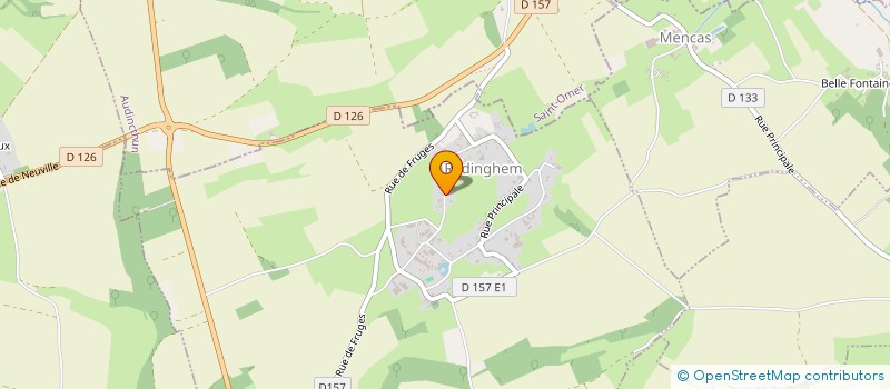 localisation de l'entreprise SCI DU CENTRE VETERINAIRE DE FRUGES  FRUGES