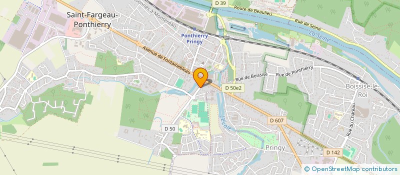 localisation de l'entreprise SCI DU CENTRE VILLE  SAINT-FARGEAU-PONTHIERRY