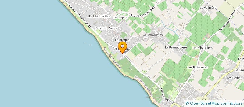 localisation de l'entreprise SCI DU CERANS  SAINT-PIERRE-D'OLERON