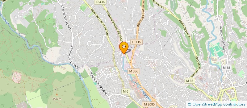 localisation de l'entreprise SCI DU CERCLE à CAGNES-SUR-MER