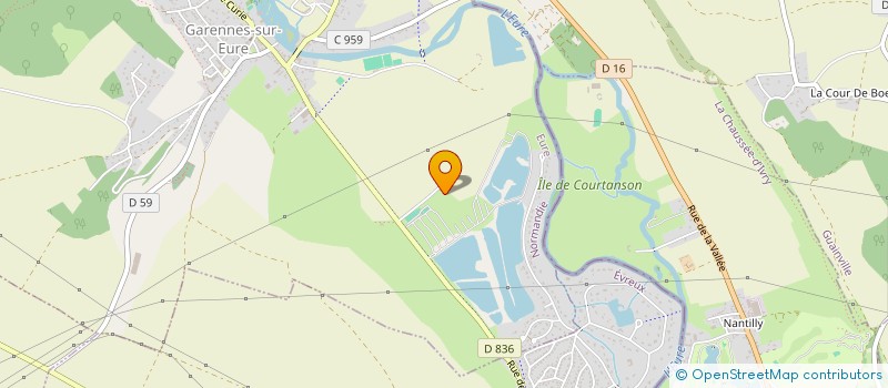 localisation de l'entreprise SCI DU CERCLE  GARENNES-SUR-EURE