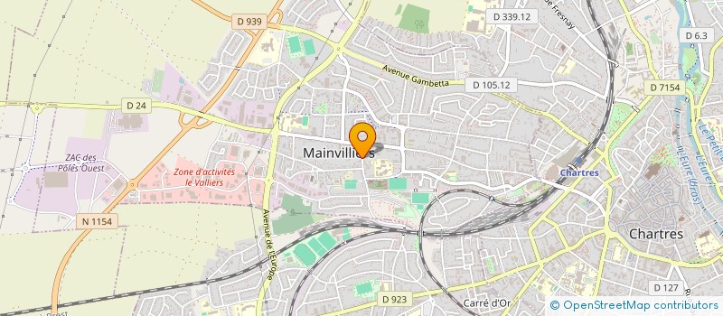 localisation de l'entreprise SCI DU CERCLE D'OR à MAINVILLIERS