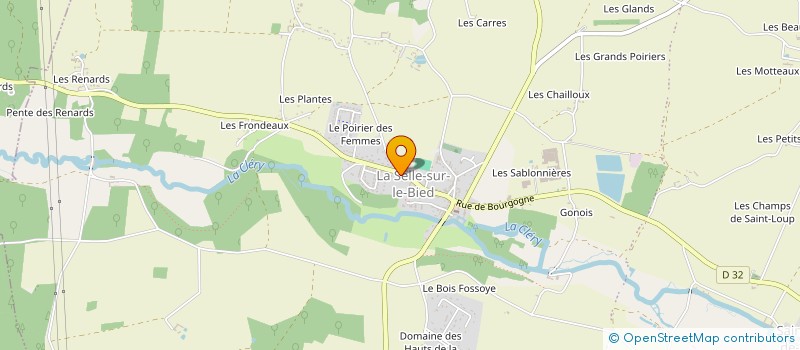 localisation de l'entreprise SCI DU CERCLE DE FAMILLE à LA SELLE-SUR-LE-BIED