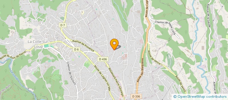 localisation de l'entreprise SCI DU CERCLE SOFANY à SAINT-PAUL-DE-VENCE