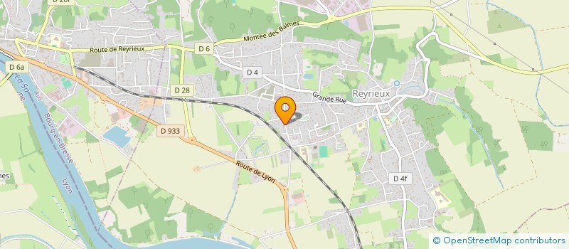localisation de l'entreprise SCI DU CERDON à REYRIEUX