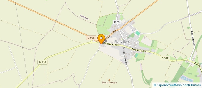 localisation de l'entreprise SCI DU CERF  FIENVILLERS