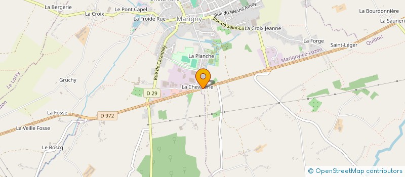 localisation de l'entreprise SCI DU CERF  MARIGNY-LE-LOZON