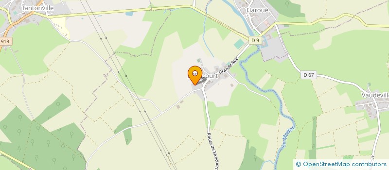 localisation de l'entreprise SCI DU CERF  AFFRACOURT