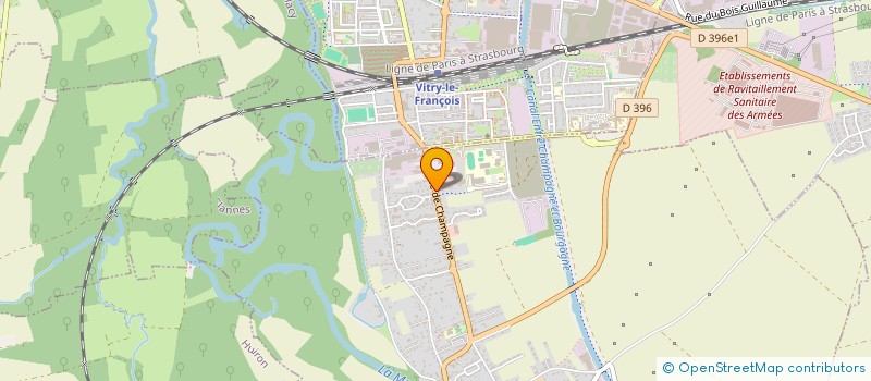 localisation de l'entreprise SCI DU CERISIER  FRIGNICOURT