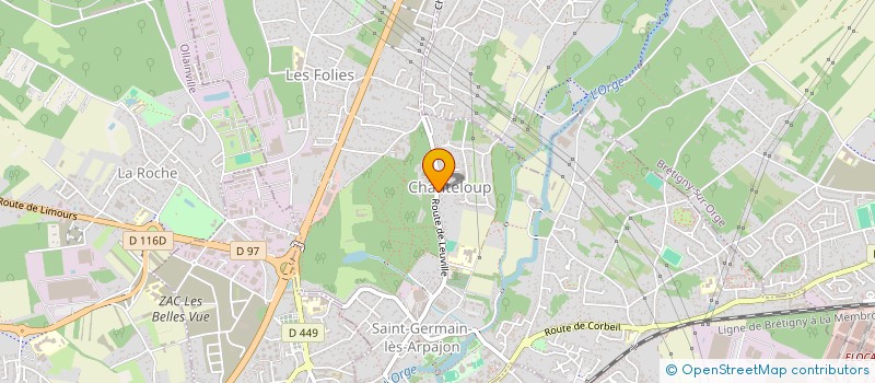localisation de l'entreprise SCI DU CERISIER à SAINT-GERMAIN-LES-ARPAJON