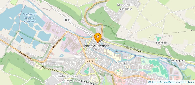 localisation de l'entreprise SCI DU CERISIER à PONT-AUDEMER