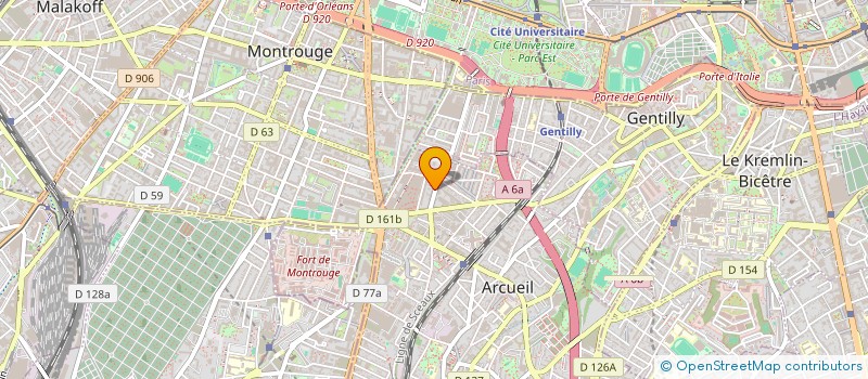 localisation de l'entreprise SCI DU CERISIER à ARCUEIL