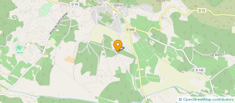 localisation de l'entreprise SCI DU CERISIER  ROGNES