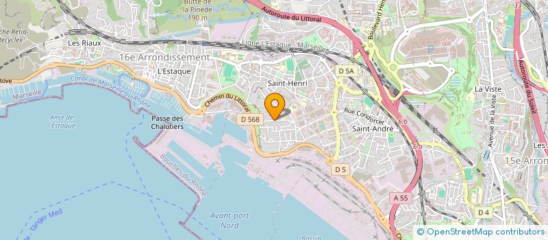 localisation de l'entreprise SCI DU CERISIER à MARSEILLE