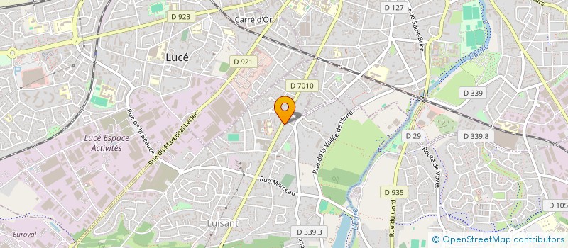 localisation de l'entreprise SCI DU CERISIER à LUISANT