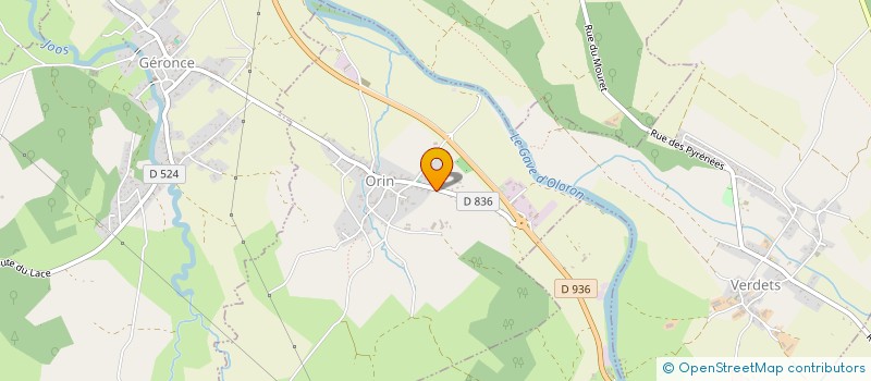 localisation de l'entreprise SCI DU CERISIER  ORIN