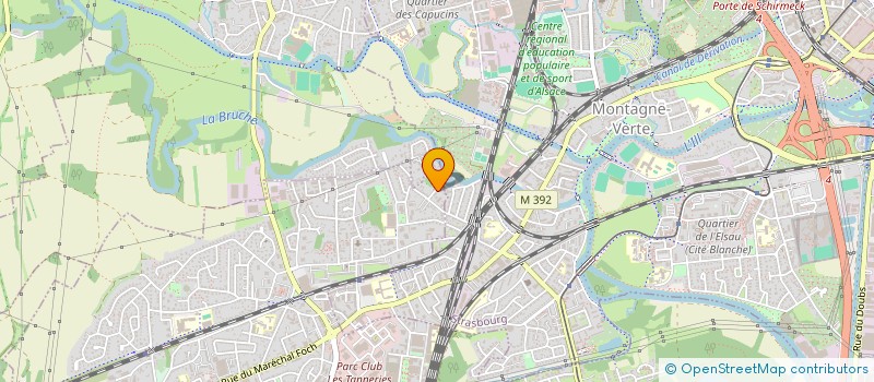 localisation de l'entreprise SCI DU CERISIER  LINGOLSHEIM