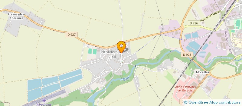 localisation de l'entreprise SCI DU CERISIER  PITHIVIERS-LE-VIEIL