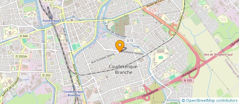 localisation de l'entreprise SCI DU CERISIER  COUDEKERQUE-BRANCHE