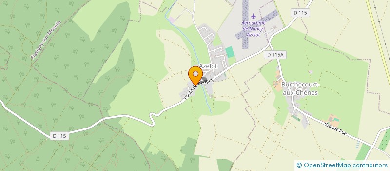 localisation de l'entreprise SCI DU CERISIER  AZELOT