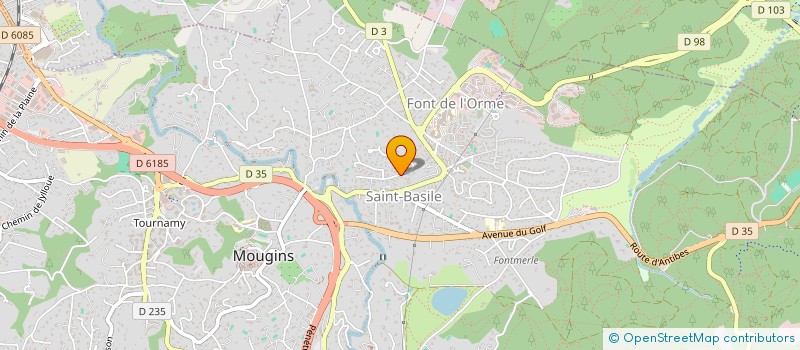 localisation de l'entreprise SCI DU CERNON à MOUGINS
