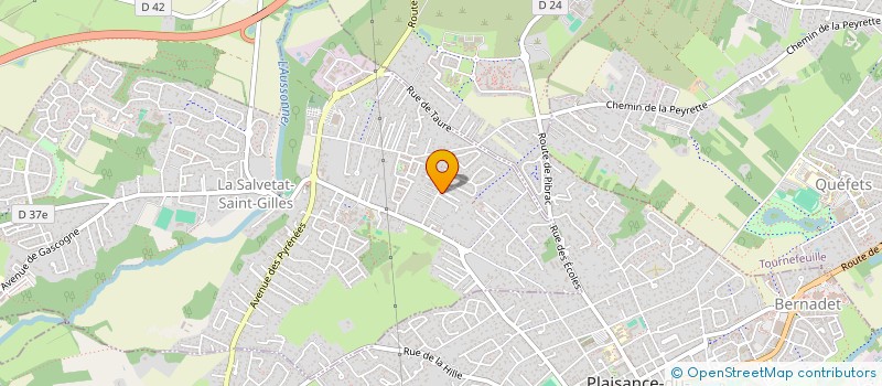 localisation de l'entreprise SCI DU CEZEROUX  LA SALVETAT-SAINT-GILLES