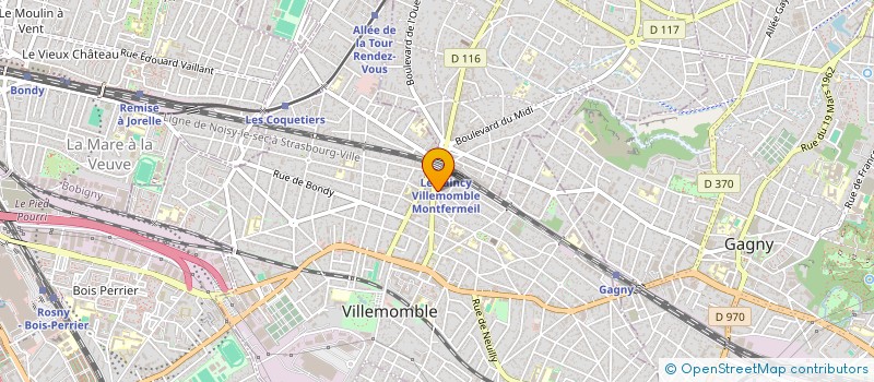 localisation de l'entreprise SCI DU CHAI à VILLEMOMBLE
