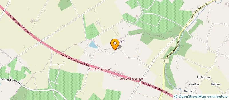 localisation de l'entreprise SCI DU CHAI  COCUMONT