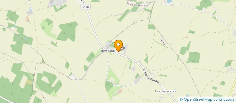 localisation de l'entreprise SCI DU CHAI  SAINT-JULIEN-L'ARS