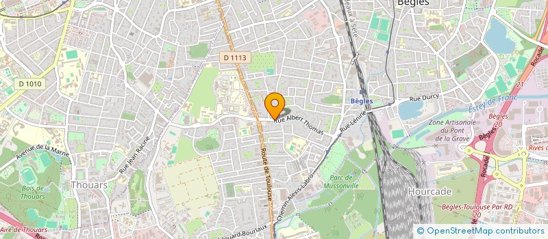 localisation de l'entreprise SCI DU CHAI DE LESTIAC à BEGLES