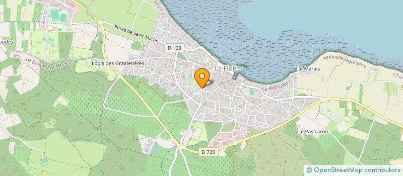 localisation de l'entreprise SCI DU CHAI NOUCHE  LA FLOTTE