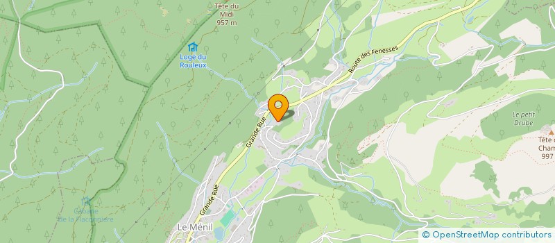 localisation de l'entreprise SCI DU CHAITY  LE MENIL