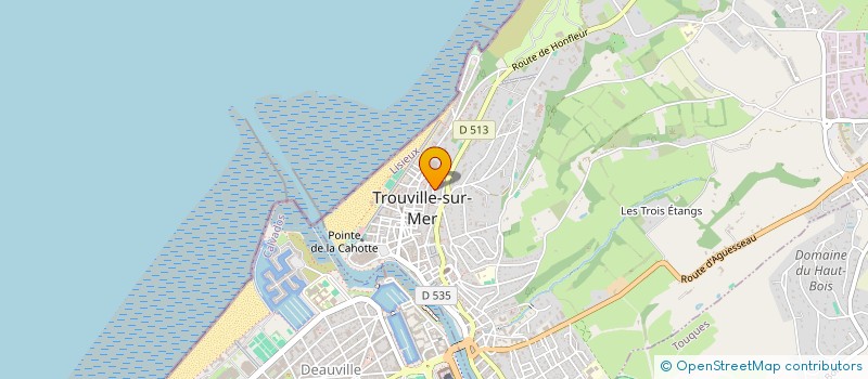 localisation de l'entreprise SCI DU CHALET à TROUVILLE-SUR-MER