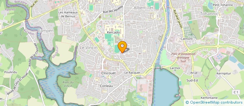localisation de l'entreprise SCI DU CHALET à VANNES