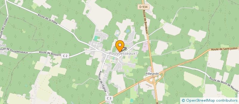 localisation de l'entreprise SCI DU CHALET  LENCOUACQ