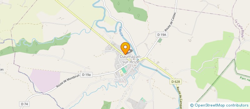 localisation de l'entreprise SCI DU CHALET à DAUMAZAN-SUR-ARIZE