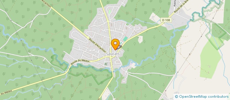 localisation de l'entreprise SCI DU CHALET  SAUCATS