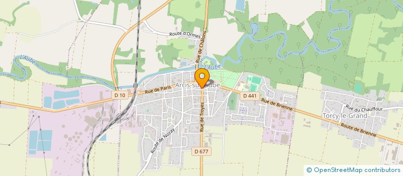 localisation de l'entreprise SCI DU CHALET  ARCIS-SUR-AUBE