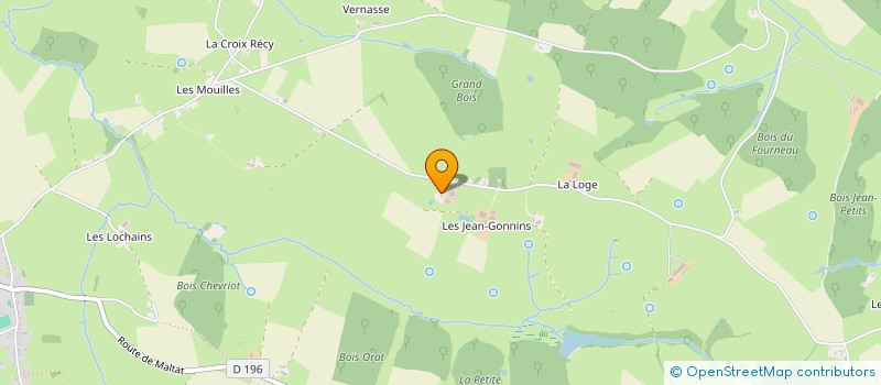 localisation de l'entreprise SCI DU CHALET  CRONAT