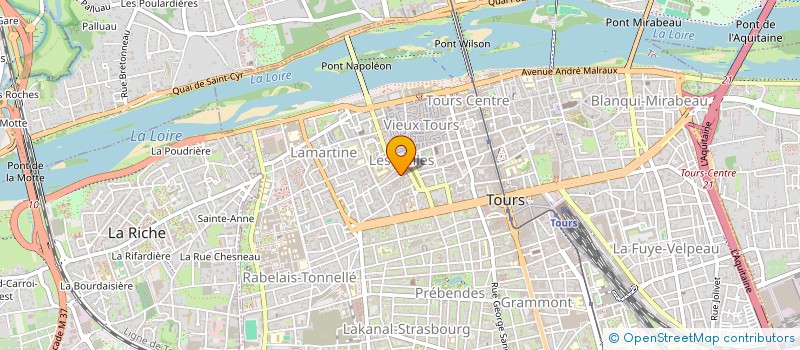 localisation de l'entreprise SCI DU CHALET DE NOGENTIL  TOURS