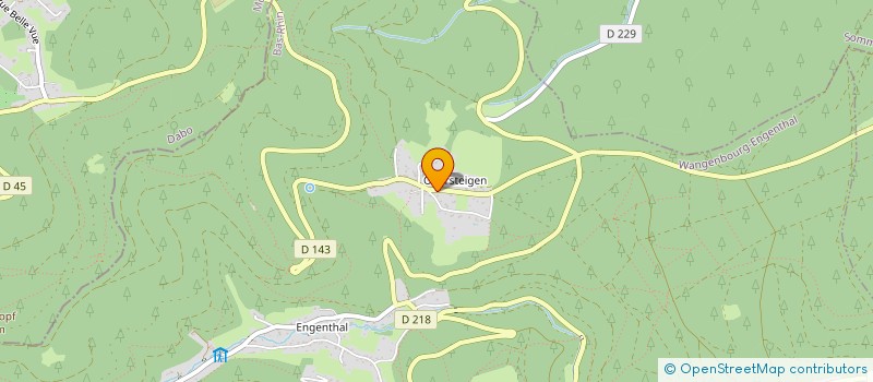 localisation de l'entreprise SCI DU CHALET HAAS  WANGENBOURG-ENGENTHAL