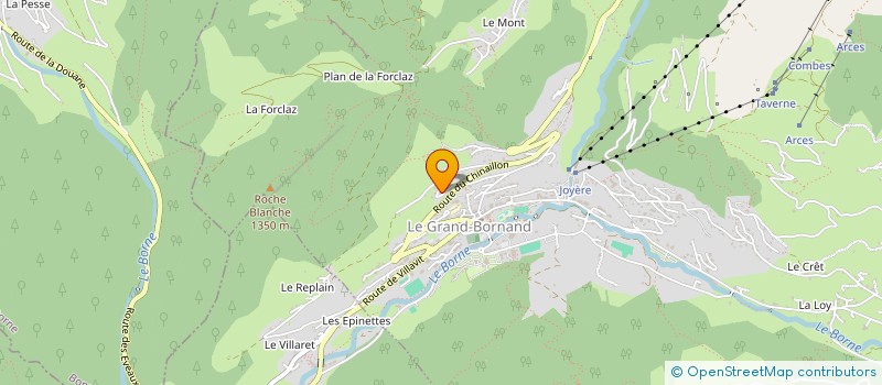 localisation de l'entreprise SCI DU CHALET MARIN à LE GRAND-BORNAND