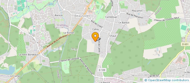 localisation de l'entreprise SCI DU CHALET PEYNEAU  GRADIGNAN