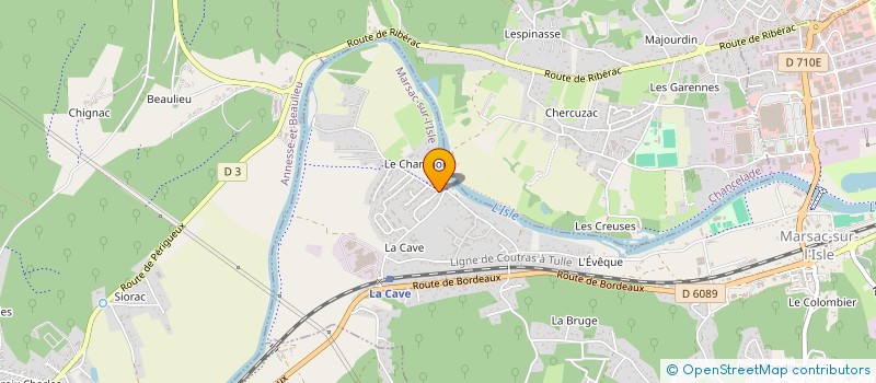 localisation de l'entreprise SCI DU CHAMBON  MARSAC-SUR-L'ISLE