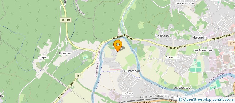 localisation de l'entreprise SCI DU CHAMBON  MARSAC-SUR-L'ISLE