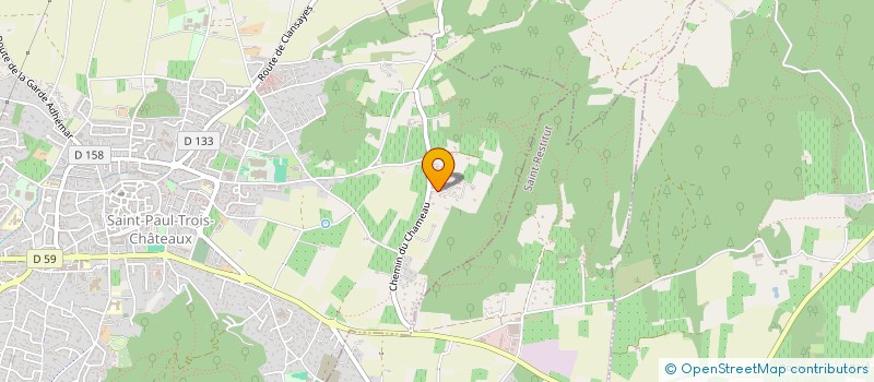 localisation de l'entreprise SCI DU CHAMEAU  SAINT-PAUL-TROIS-CHATEAUX