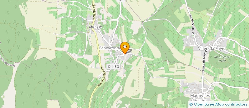 localisation de l'entreprise SCI DU CHAMMP à ECHEVRONNE