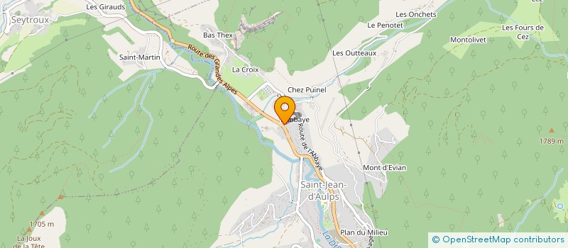 localisation de l'entreprise SCI DU CHAMOIS  SAINT-JEAN-D'AULPS